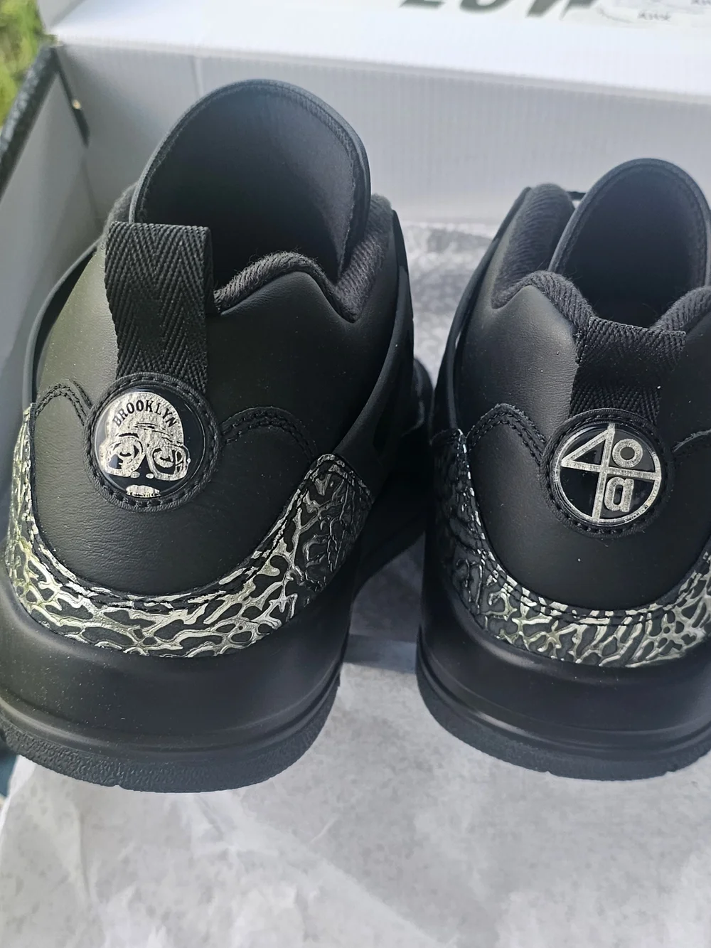 Size 11 - Air Jordan Spizike Low Black Metallic